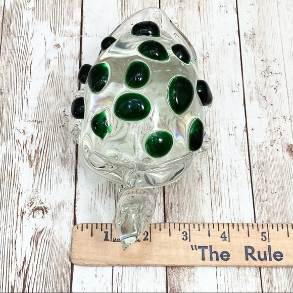 Vintage Mid Century Modern Murano Glass Tortoise Turtle Paperweight - Picture 8 of 16